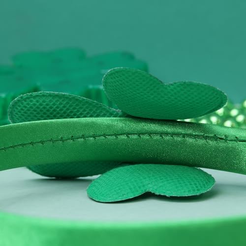 Needzo Saint Patrick's Shamrock Headband - Metallic Green, One Size