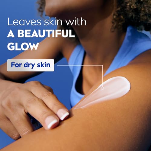 NIVEA Cocoa Butter Body Lotion for Dry Skin, 33.8 Oz - 72 Hour Moisture