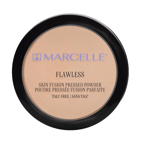 Marcelle Flawless Pressed Powder - Talc-Free Hypoallergenic Buff Beige
