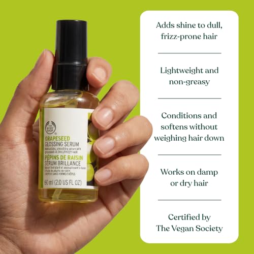 The Body Shop Grapeseed Glossing Hair Serum - Clear, 2.5 Fl Oz