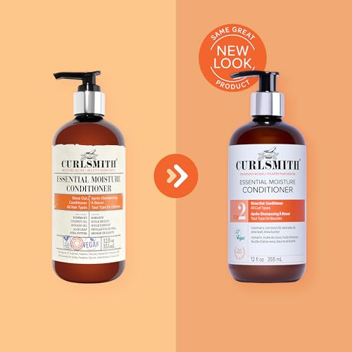 CURLSMITH Essential Moisture Conditioner for Curly Hair - Vegan & Hydrating