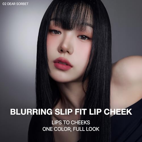HEVVY Blurring Slip Fit Lip & Cheek Stain - Dear Sorbet 0.13 fl oz