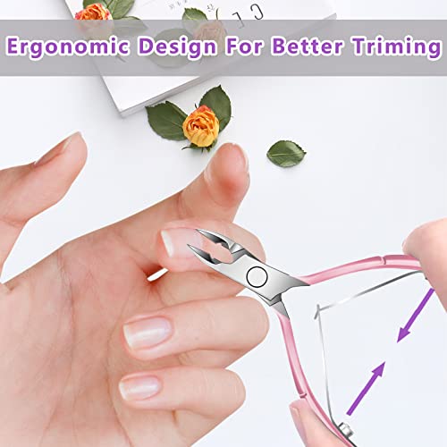 Professional Stainless Steel Cuticle Trimmer & Pusher Set