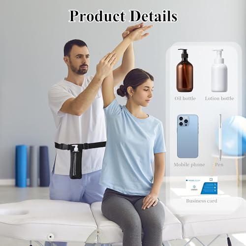 Massage Oil Bottle Holster Belt for Therapists - Adjustable & Durable