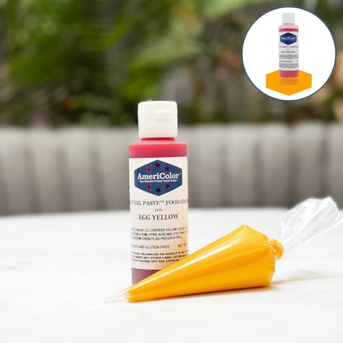 AmeriColor Egg Yellow Soft Gel Food Color - 4.5 oz