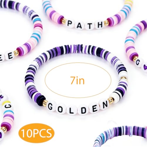 Korea Pop Merch Bracelet Set - 10pcs Concert Gift Pack