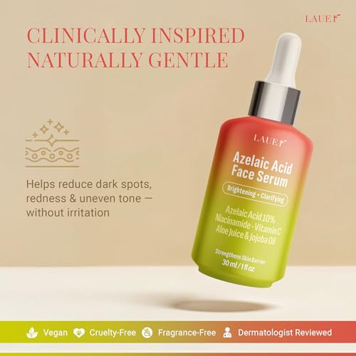 Azelaic Acid Face Serum 10% - Brightening & Clarifying 1 Fl Oz
