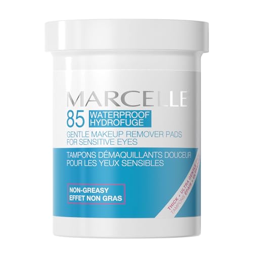 Marcelle Gentle Eye Makeup Remover Pads for Sensitive Eyes - 85 Pads