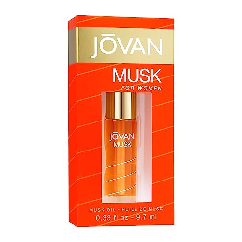 Jovan Musk Perfume Oil for Women - Floral Fragrance 0.33 fl oz