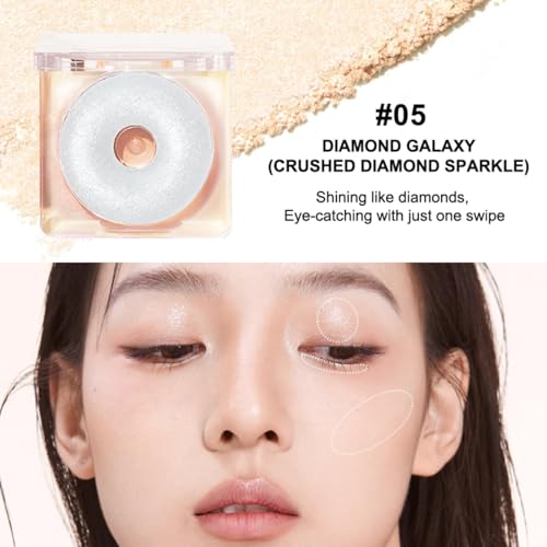 JUDYDOLL Starlight Highlighting Powder - 05 Silver Light, Buildable Glow