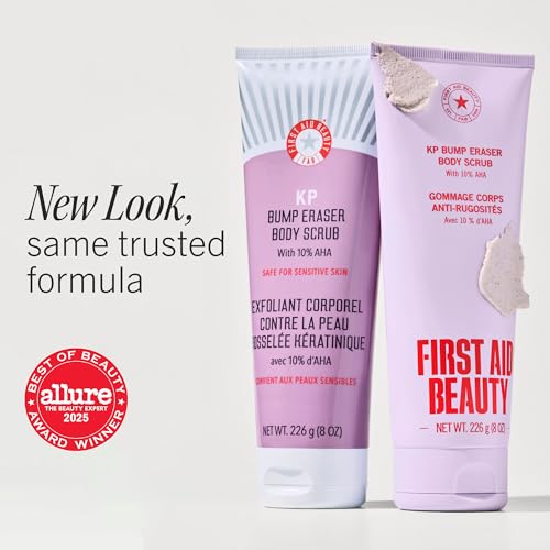 First Aid Beauty KP Bump Eraser Body Scrub with 10% AHA