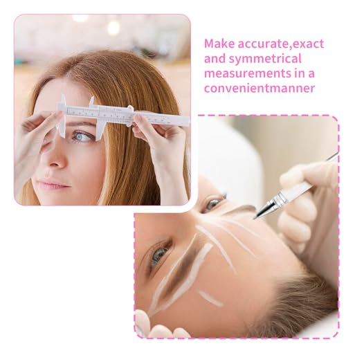 CIATBYYJ Eyebrow Microblading Marker Pen Set with Refills & Ruler