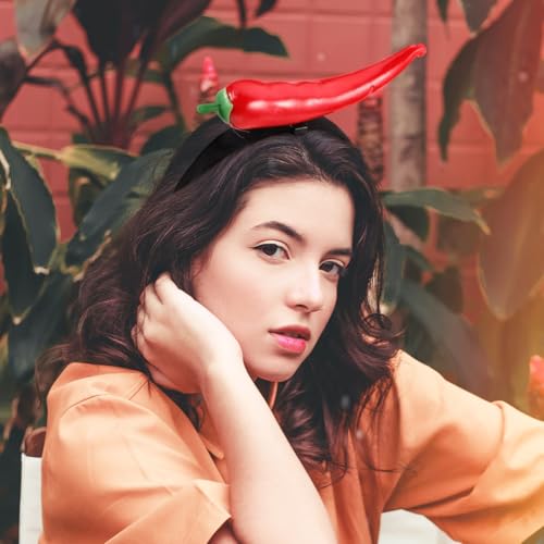 FOMIYES Halloween Chili Pepper Hair Accessories Set for Women