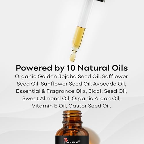 BAHAWAT Mediterranean Citrus Beard Oil - Premium Softener & Conditioner - 2 oz