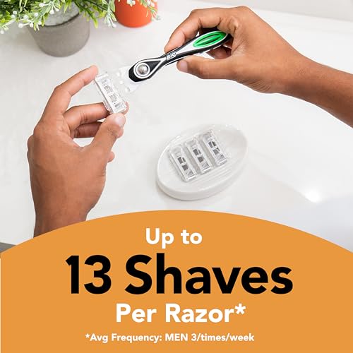 BIC Flex 5 Disposable Razors for Men - 8 Count for Sensitive Skin