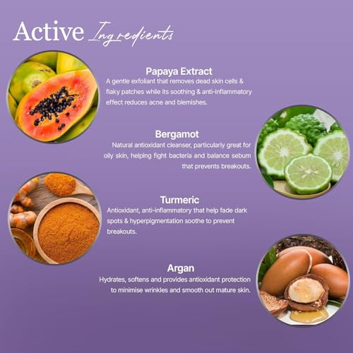 Ayumi Turmeric Body Scrub with Papaya & Argan Oil - 6.77 Fl oz