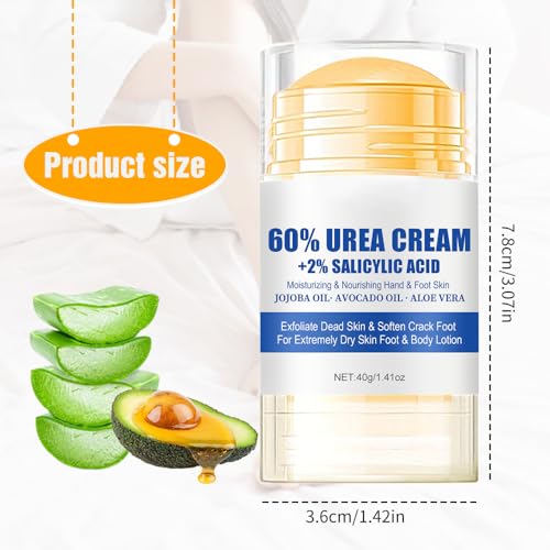 Cecurpo 60% Urea Hydrating Foot Cream - Upgraded Moisturising & Anti-Cracking 2 Pack