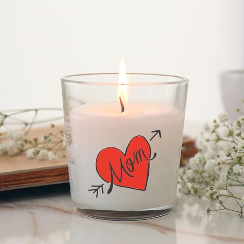 Contemporary Mom Heart Temporary Tattoos 10pk - Perfect for Mother's Day & Baby Announcements