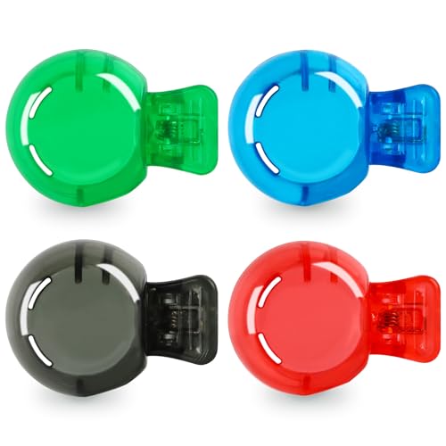 4 Pack Travel Toothbrush Head Covers – Blue Green Grey Red, Protects Bristles