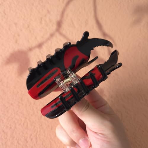 Horned Beetle Claw Clip - Durable Cellulose Acetate Novelty Hair Accessory