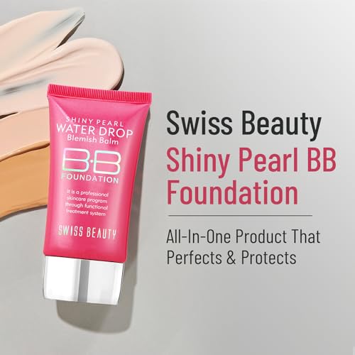 Swiss Beauty Blemish Balm BB Foundation - Lightweight Liquid Makeup, Shade 03, 40ml