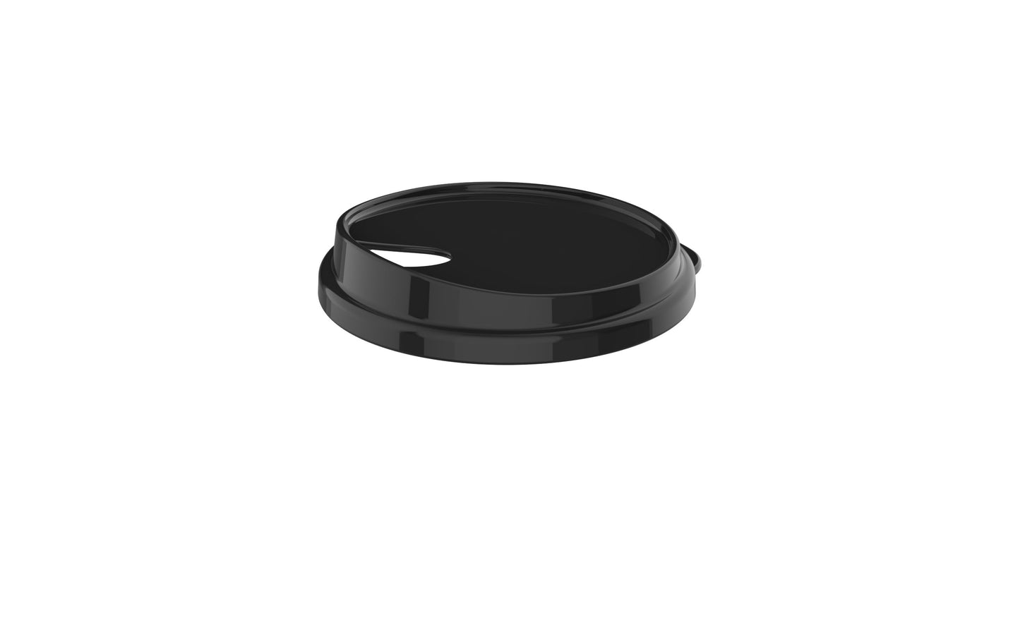 Lid for 12 oz. & 16 oz. Ribbed Cup, GET. Eco -Takeouts.