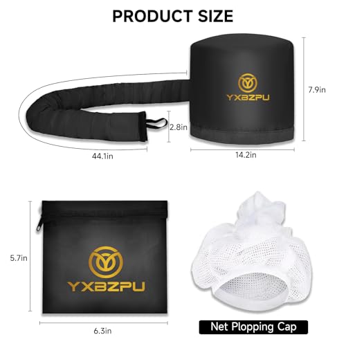 Hooded Hair Dryer Bonnet for Fast Drying & Deep Conditioning