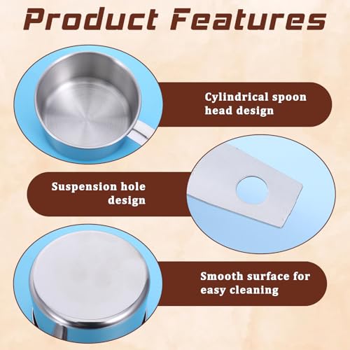 2-Pack Stainless Steel Measuring Cups - 1 Cup (250ml) for Cooking & Baking