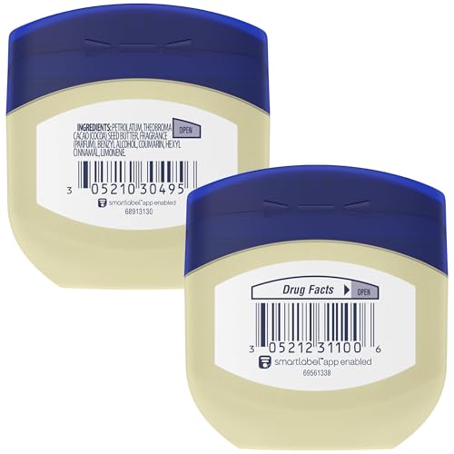Vaseline Healing Jelly Variety Pack - 4 Travel-Sized Jars