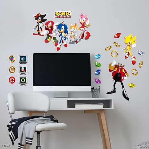 Sonic the Hedgehog Wall Decals - Peel and Stick Characters Set