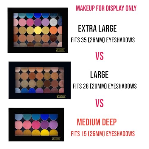 Medium Deep Z Palette Magnetic Makeup Organizer - Empty Palette for Customization