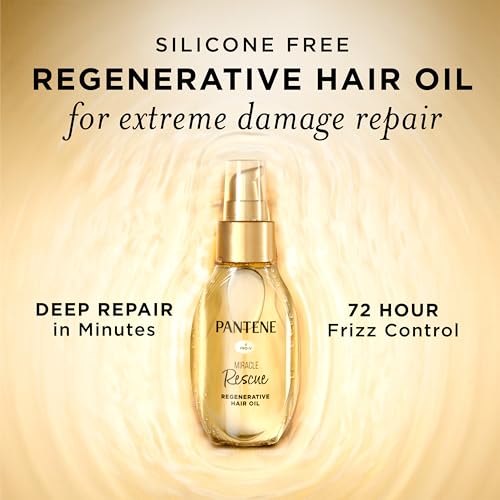 Pantene Miracle Rescue Hair Oil Treatment - 2.0 FL Oz for Dry Hair