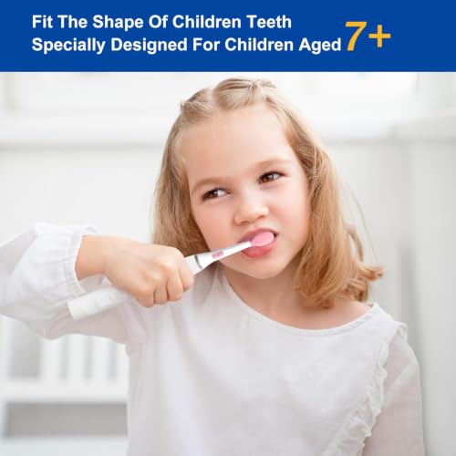 Kids Replacement Heads for Philips Sonicare, 10 Pack, Ages 7+ – Soft Bristles, Deep Cleaning
