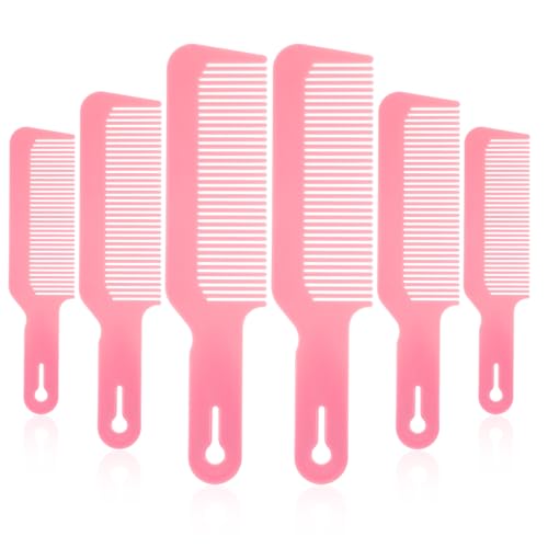 6Pcs Heat-Resistant Barber Comb Set for Haircutting & Styling