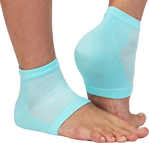 NatraCure Vented Moisturizing Gel Heel Sleeves for Cracked Feet