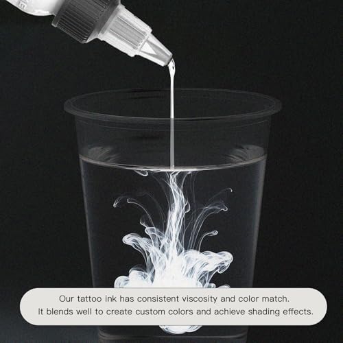 Xtreme EXO White Tattoo Ink - 1 oz Vegan, Highly Pigmented for Lining & Shading