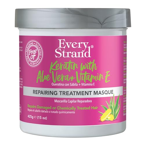 Every Strand Keratin Hair Mask Deep Conditioning for Damaged Hair 15oz