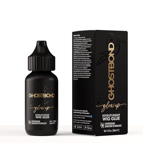 GHOSTBOND Glowup Wig Glue 1.3oz - Waterproof Hair Replacement Adhesive