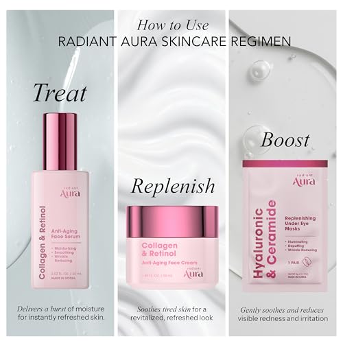 Collagen & Retinol Face Cream (2 Pack) – Hydrating Anti-Aging Moisturizer
