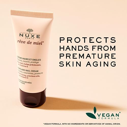 NUXE Hand Cream with Honey, Shea Butter & Vitamin E - 1.7 Fl Oz