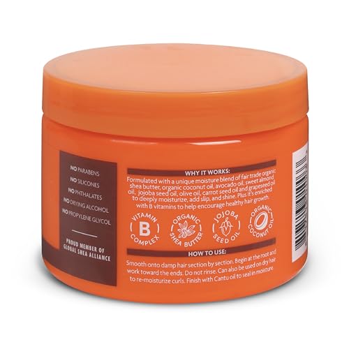 Cantu Coconut Curling Cream for Natural Hair - 12 oz (Pack of 2)