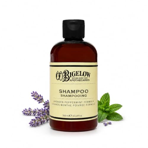 C.O. Bigelow Lavender Peppermint Sulfate-Free Shampoo 10.14 Fl Oz - Deep Cleansing Hair Wash
