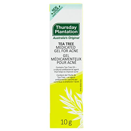 Thursday Plantation Tea Tree Oil Acne Gel - 10g Overnight Treatment for Clear Skin