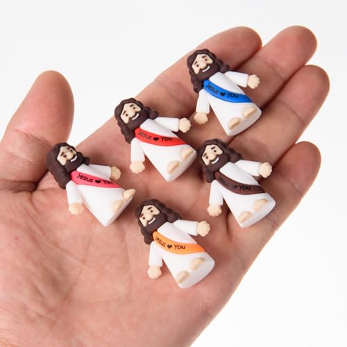 Mini Jesus and Virgin Mary Figurines - 40 Piece Set for Gifts