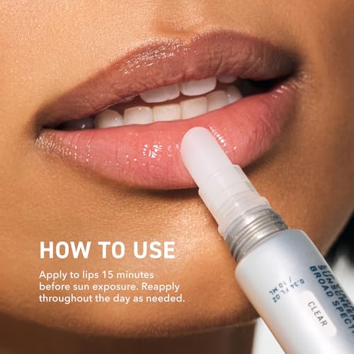Prequel Skin Lip Visor, Clear Lip Balm with SPF 30 PA+++. Mint Flavored with Non-Sticky Finish ? Moisturizing Semi Gloss Balm Sunscreen for Daily Use - 2 Pack