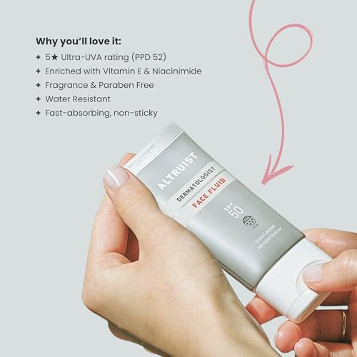 Altruist Dermatologist SPF50 Light Face Fluid - 50ml Sunscreen