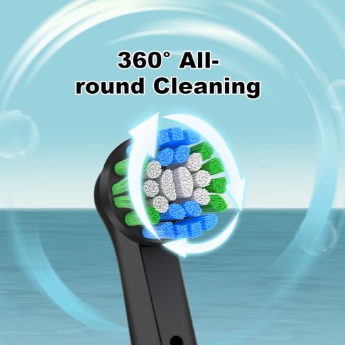 16-Pack Oral B Electric Toothbrush Replacement Heads | Compatible with Pro 1000, Genius X, Vitality, Smart 1500