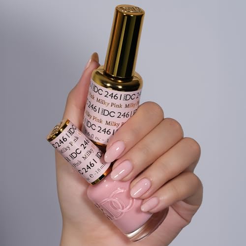 DND DC Gel Nail Polish Duo - Milky Pink #2461, 0.6 Fl Oz