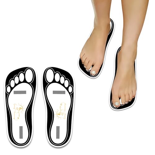 HeeStar Disposable Spray Tan Feet Pads - 25 Pairs, Black