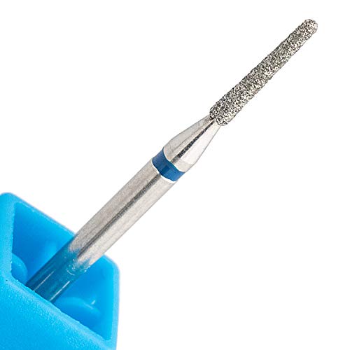 OIIKI 3Pcs Diamond Nail Drill Bits Set - Ball & Needle Shaped Carbide Bits for Cuticle Cleaning, 3/32 Shank (Blue/Green)